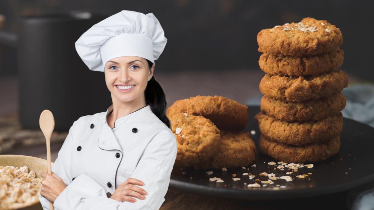 Con pocos ingredientes, prepara estas galletas de avena y jengibre deliciosas