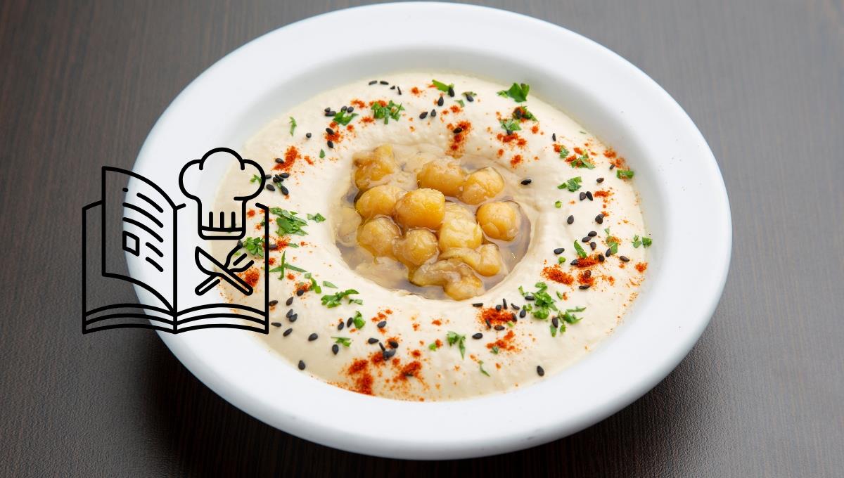 Prepara este hummus de garbanzo en pocos pasos y en menos de 5 minutos